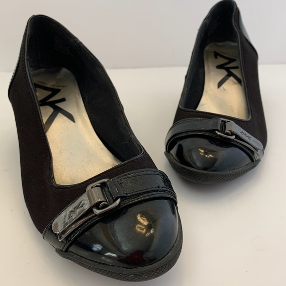 Anne Klein Sport “Tamarow” Black Fabric Wedge 6M - Picture 3 of 8